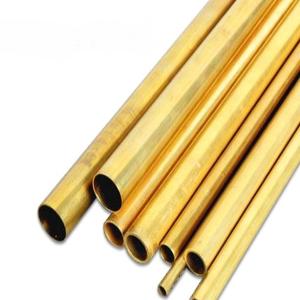 China C26000 C2600 H70 Round Copper Pipe 3mm Industrial Brass factory