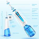 Dental Water Jet Flosser Rechargeable For Braces And Anti Leakage