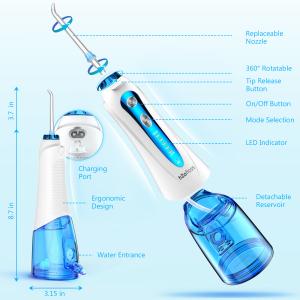 China Electric Water Flosser Rechargeable For Oral Health Waterproof IPX7 5 Modes factory