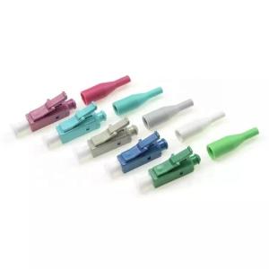 China 0.9MM Fiber Optic Pigtail Connector , SM MM LC Optical Connector Temperature Control factory