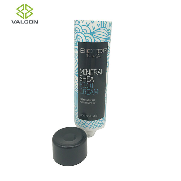 100 ML Plastic Empty Cosmetic Tubes Colorful Silkscreen Printing For Foot Cream