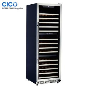 China Freestanding Compressor Wine Cooler , Tall Slim Wine Refrigerator factory