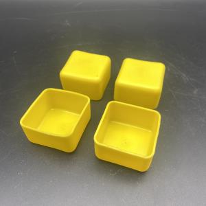 China Yellow Square Shape Plastic Rubber Unistrut Over End Caps factory
