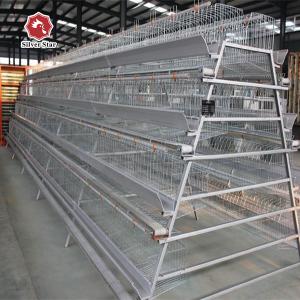 China 4 Layers / Cell A Type Layer Battery Chicken Cage 43*41*41 Cm factory