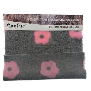 China Customized Knitted Jacquard Sherpa Fabric for Customer Requirements factory