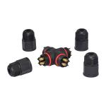 L20 4 Wire Waterproof Connector 2pins Screw Assembly Connector For Outdoor Light