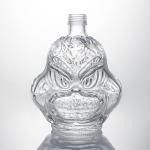 Industrial Liquor Screw Top Glass Bottle for Whisky Vodka Rum