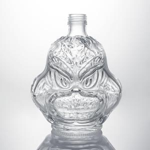 China Industrial Liquor Screw Top Glass Bottle for Whisky Vodka Rum factory