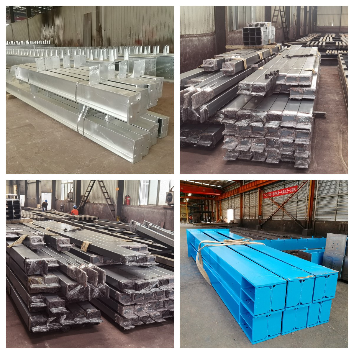 Chinese Factory Made Prefab Workshop Portal Frame Construction With Low Cost For Storage