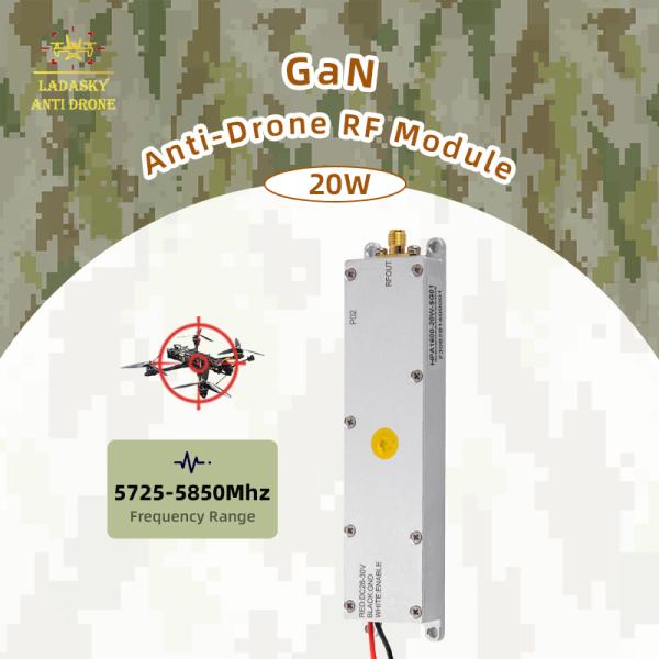 China 20W GaN RF Amplifier Module 5725-5850MHz Anti-Drone System factory