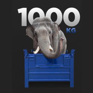 Logistics Transportation 150KGS Capacity 1.0mm Steel Pallet Cages