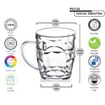 SAN Plastic Beer Glasses 10oz Plastic Beer Mug Shot Glasses