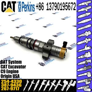 China Diesel Engine Parts 387-9433 387-9434 10R-7222 387-9431 254-4330 C9 Fuel Injector For 330D 336D Excavator on sale