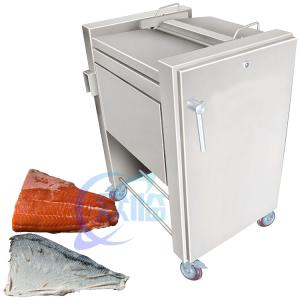 China Automatic Stainless Steel Small Fish Skin Removing Peeling Cutting Skinning Machine For Fish fish scale peeling machine factory