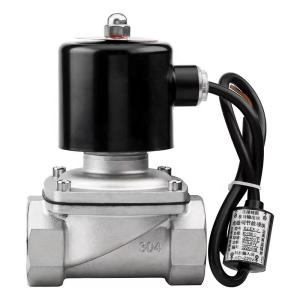 China Standard Stainless Steel 304 316L Normal Close Electric Diaphragm Type Solenoid Valve factory