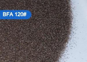 China Shoe Molds Cleaning Brown Aluminium Oxide Blasting Media Sandblasting Abrasive 90# - 220# FEPA factory