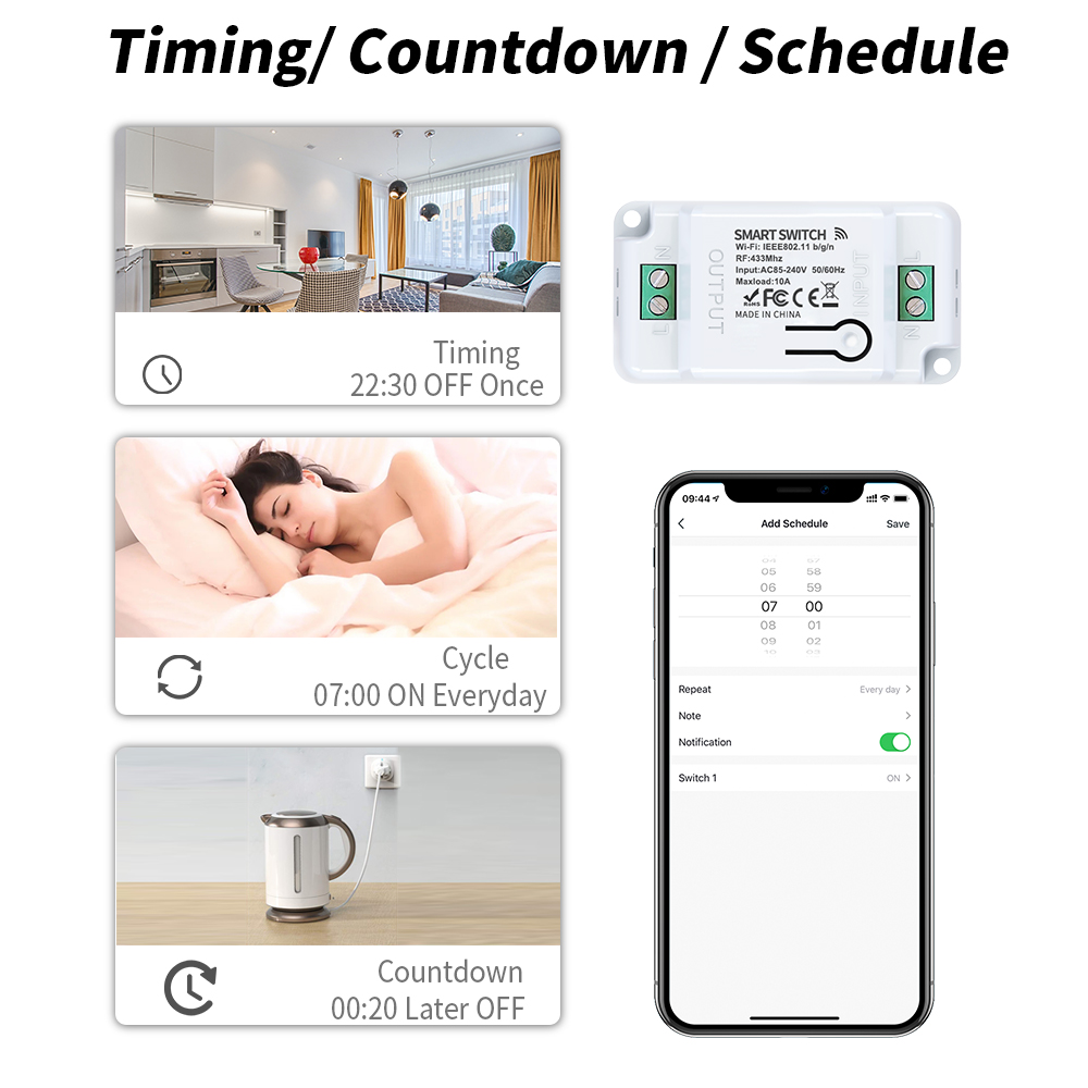 Tuya Smart Wireless WIFI Switch Video Doorbell Camera