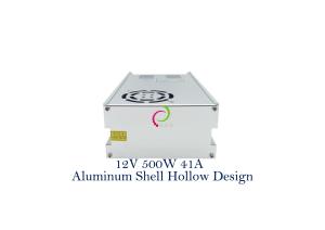 China 12V 500W Strip Light LED Driver Signboard Light 50Hz / 60Hz Power Converter factory