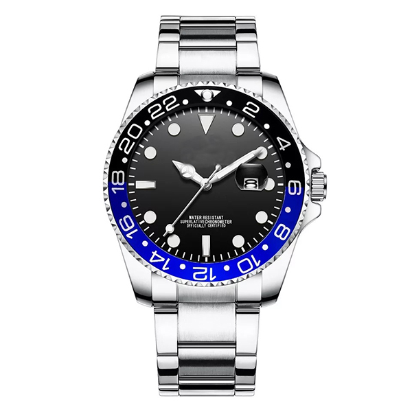 Mineral Crystal Luxury Wrist Watch With Japan Quartz Movement PC21S