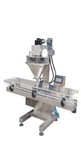 China Whey Protein Dry Product Filling Machine , Automatic Powder Packing Machine For Can factory