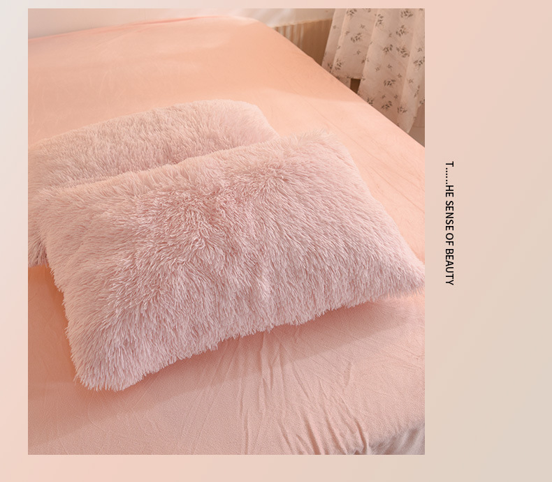 Experience Ultimate Comfort with Customized Logo Mink Velvet Four-Piece Duvet Cover