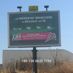 China billboard manufacturer three faces rotating panel billboard factory