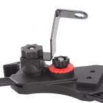 4" To 6.5" Motorcycle Phone Holder ABS Rear Mirror Handlebar Stand