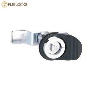 China Electroplating Surface Waterproof Cam Lock , Triangular Control Panel Lock factory