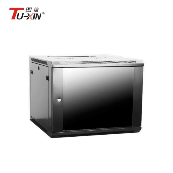 Electric Industry Wall Mount Server Cabinet , Soundproof 6u Wall Mount Network