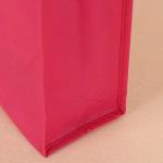 Light Red Reusable Shopping Bags That Fold Into Themselves Customized Logo
