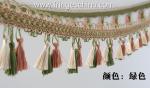Handmade fashionable chain beads lace tassels fringes for curtain/sofa/pillow