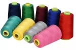 30S/3 100% Dyed Polyester Spun Sewing Thread For Geotectile Garment Accessories
