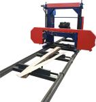 Woodworking Machinery Mobile Diesel Hardwood Cutting Portable Band Sawmill
