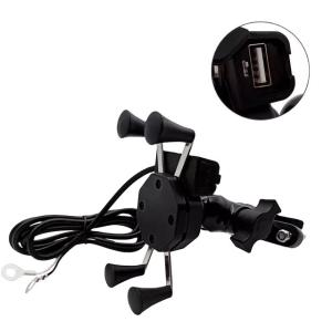 China X Claw 12V-24V Motorcycle Phone Holder With Charger ODM Service factory