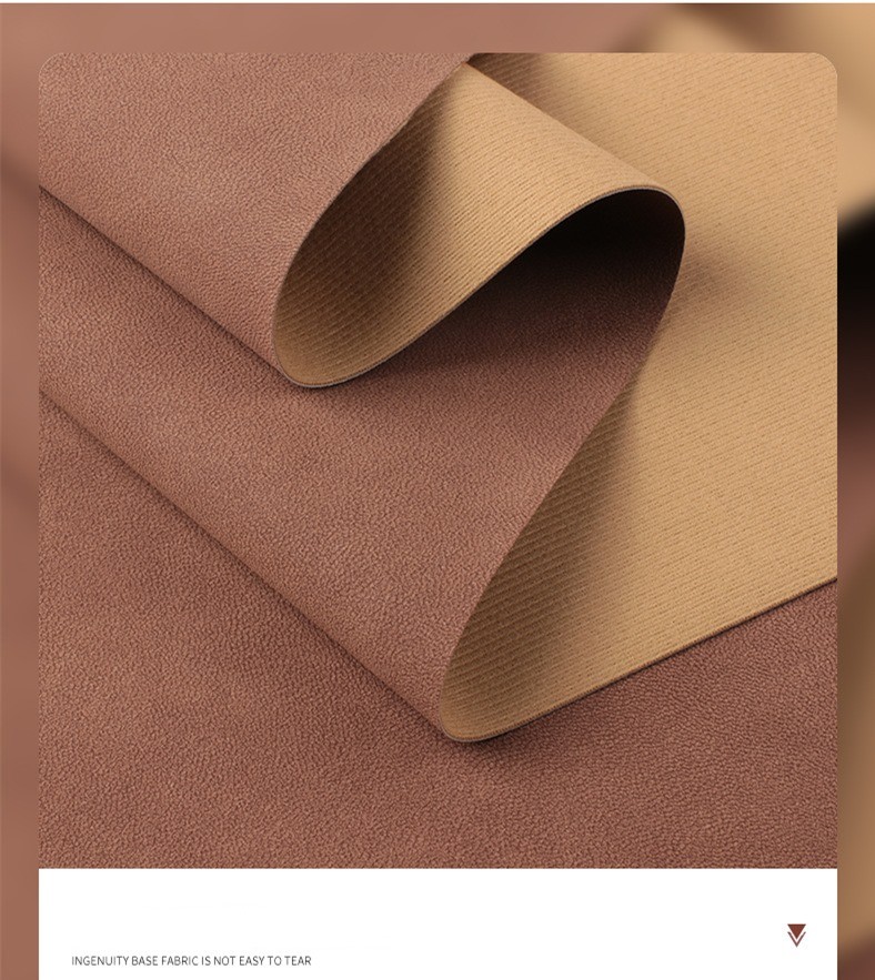 1.0mm Yangbuck Retro PU Shoe Leather Imitation Cotton Velvet Bottom
