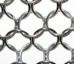 Architectural Drapery Ring Wire Mesh Curtain Stainless Steel Chain Mail Anti -