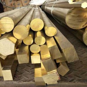 China CuZn40Pb2 / C38000 Yellow Brass Bar Round Flat Square Shape Copper Bars factory