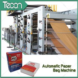 China Tubular Valve / Flat Valve Automatic Chemical Paper Bag Make Machine High Speed factory