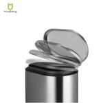Household Bathroom Kitchen Stainless Steel Pedal Trash Can with Soft Close and