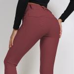Women Burgundy Riding Breeches Quick Dry Silicone Grip Full Seat Riding Breeches