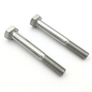 Factory price stainless steel 304 316 316L DIN 931 DIN 933 hex bolts and nuts/