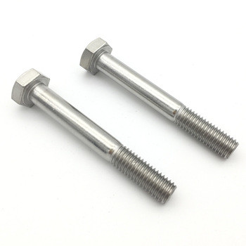 Factory price stainless steel 304 316 316L DIN 931 DIN 933 hex bolts and nuts/