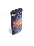 0.23mm Thickness Gift Oval Tin Box Custom Logo Print For Candy / Coffee