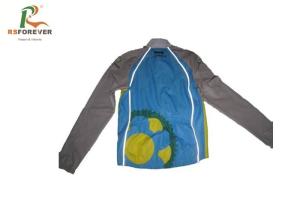China Sublimation Custom Printed Clothing Long Sleeve Cycling Jersey Sun Protection factory