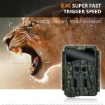 Dual lens hidden camera KW696 OEM/ODM 0.4s trigger 1080P/30MP waterproof IP67