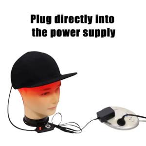 China 22W Red Laser Hair Growth Hat , Red Light Helmet For Hair Loss Headache Relief factory