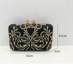 The new European and American fashion evening bags diamond buckle Ms. Clutch