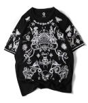Fashional street hip hop style with skull printed wholesale men's oversize