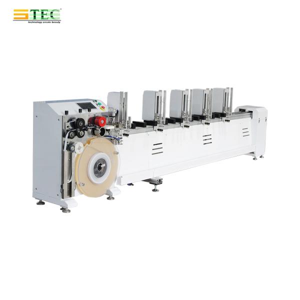 China Fully-Automatic Machine Aluminum Venetian Blind Slat Forming Cutting Punching Ladder String Threading All in One Machine factory