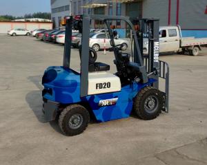 China Ergonom IC Diesel Forklift Truck Max.Travel Speed Full Loading 19 Km/H factory